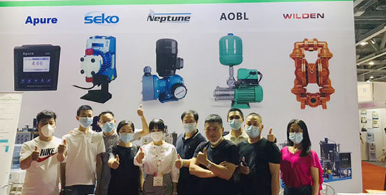 ?7月14-16日，為期3天的2020年廣東水展如期在廣州保利世貿博覽館隆重開幕。上海闊思電子有限公司攜多款水處理設備參展，受到眾多新老客戶、環(huán)保人士的認可和青睞。